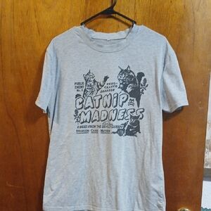 Gray Catnip Madness Kids T-Shirt